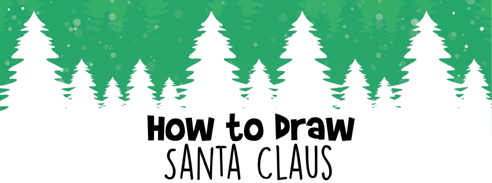 Wie man den Weihnachtsmann malt - 7 einfache Zeichenschritte
